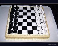 Marcipánový modelovaný 3D dort.
